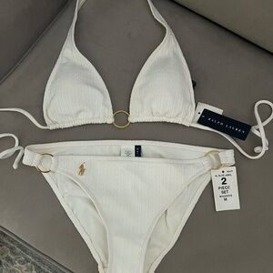 NWT Ralph Lauren Blue Label 2 Piece Bathing Suit